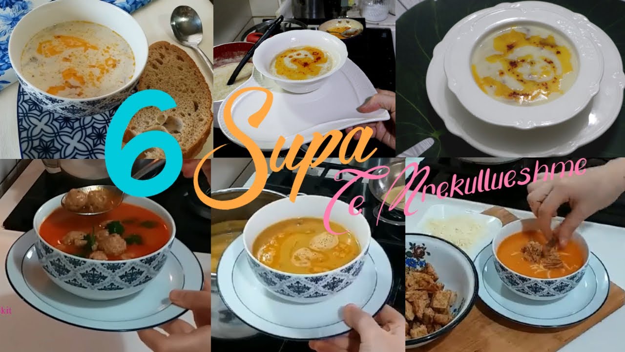 6 Supa te mrekullueshme dhe te ushqyeshme qe s'duhet te mungojne ne tavolinat tuaja.