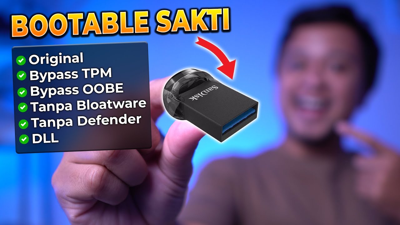 PERFECT! Aku Buat Bootable Windows Tanpa Bloatware, TPM DLL Hanya Dengan 1 File Saja