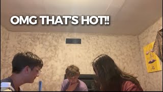Doing the spicy bean boozle challenge.
