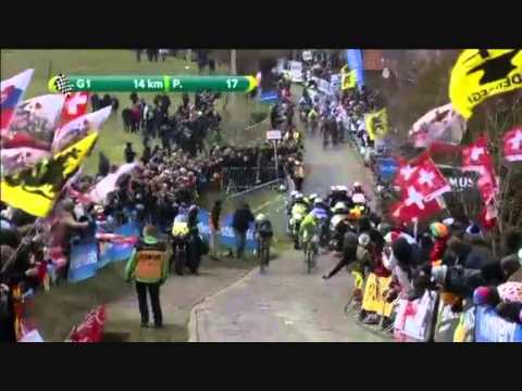 Fabian Cancellara impressive attack on Paterberg (Tour of Flanders 2013)