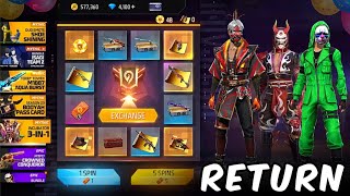 Indonesia Server Next 3 In 1 Incubator Return Confirm 😱 Garena Free Fire 