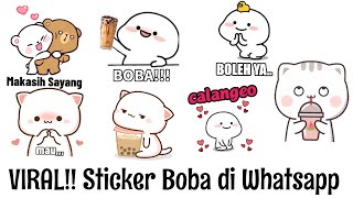 VIRAL!! CARA MENAMBAHKAN STIKER PENTOL BOBA DI WHATSAPP screenshot 5