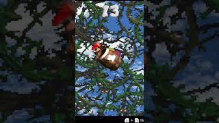 Donkey Kong country 1 second on the clock