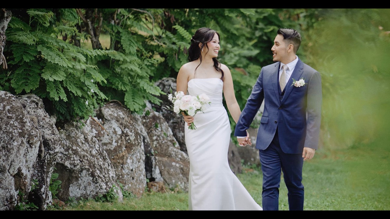 Wedding at Paliku Gardens - Kualoa Ranch | T+N