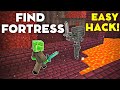 UNBELIEVABLE Minecraft Hack Find A Nether Fortress EASILY How To Find Nether Fortress UNBELIEVABLE Minecraft Hack Find A Nether Fortress EASILY How To Find Nether Fortress