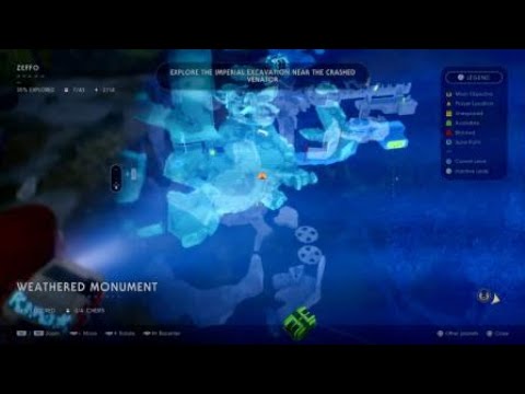 STAR WARS Jedi: Fallen Order inspect the giant zeffo statue - YouTube