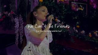 Download lagu We Can't Be Friends - LIVE from The Eternal Sunshine Tour (edit by Monster Films)