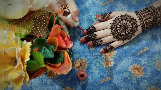Simple And Attractive Tikki Style Mehndi Design Sam Mehndi Aayu And Pihu Show