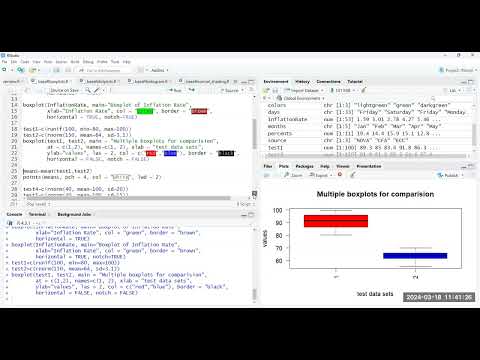 Creating Boxplots in Base R