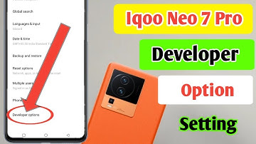 Iqoo Neo 7 pro main developer option kaise on kare/How to on developer option iqoo neo 7 pro