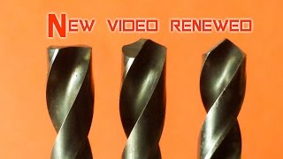 How to repair and sharpening drill bits,  sharpen drill bits for metal