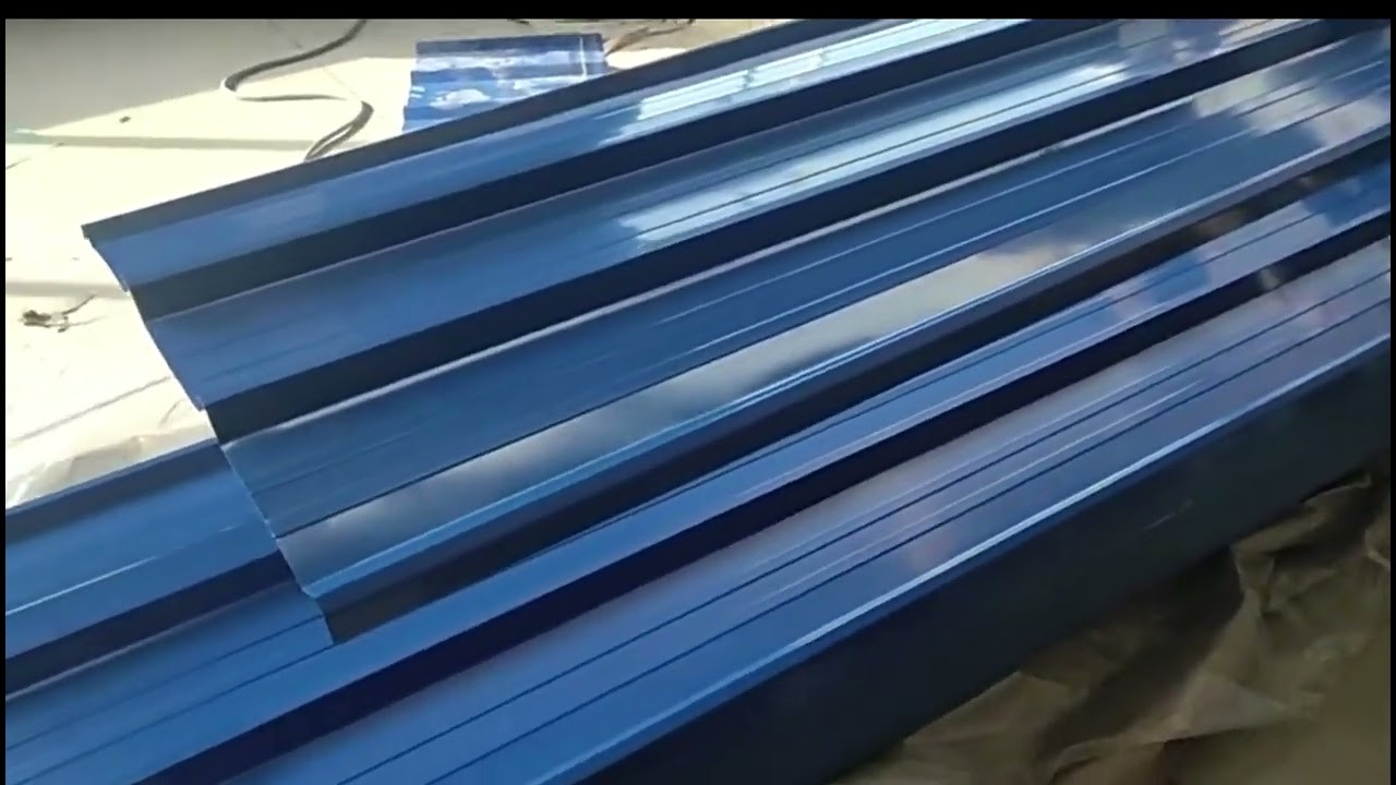 color coated corrugated steel roof sheet