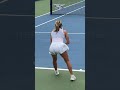 Wuhan Open Champion Maja Chwalinska Footwork #tennis #lefty #footwork #forehand #backhand #wuhanopen