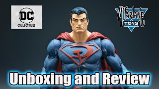 DC Multiverse Superman Red Son McFarlane Toys Action Figure Unboxing and Review