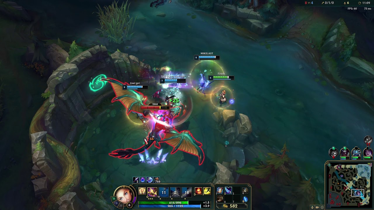 League of legends - Mikelast muerto en 5 minutos.