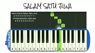 SALAM SATU JIWA (AREMA) - Not pianika