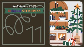 картинка: День 11 Spellbinders 2025 Двенадцать дней вышивки / Расширение вырубки