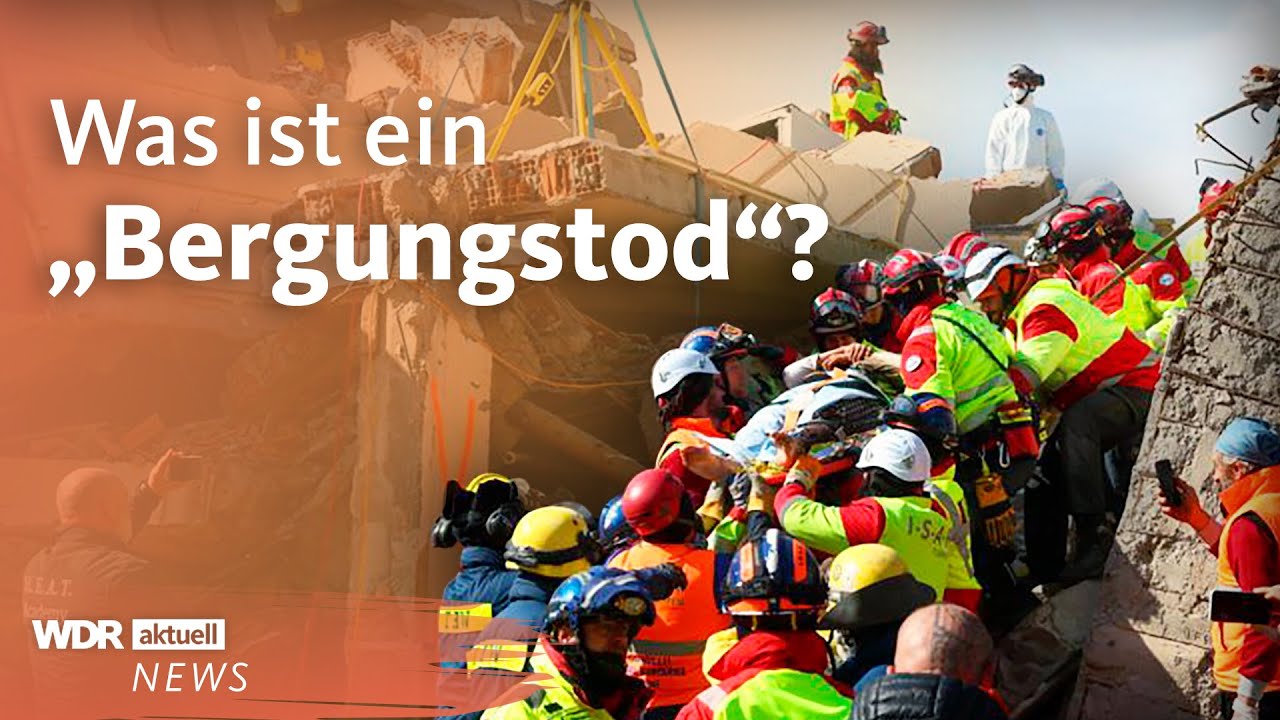 Erdbeben in der Türkei: Frau stirbt nach langer Rettungsaktion im Krankenhaus | WDR Aktuelle Stunde