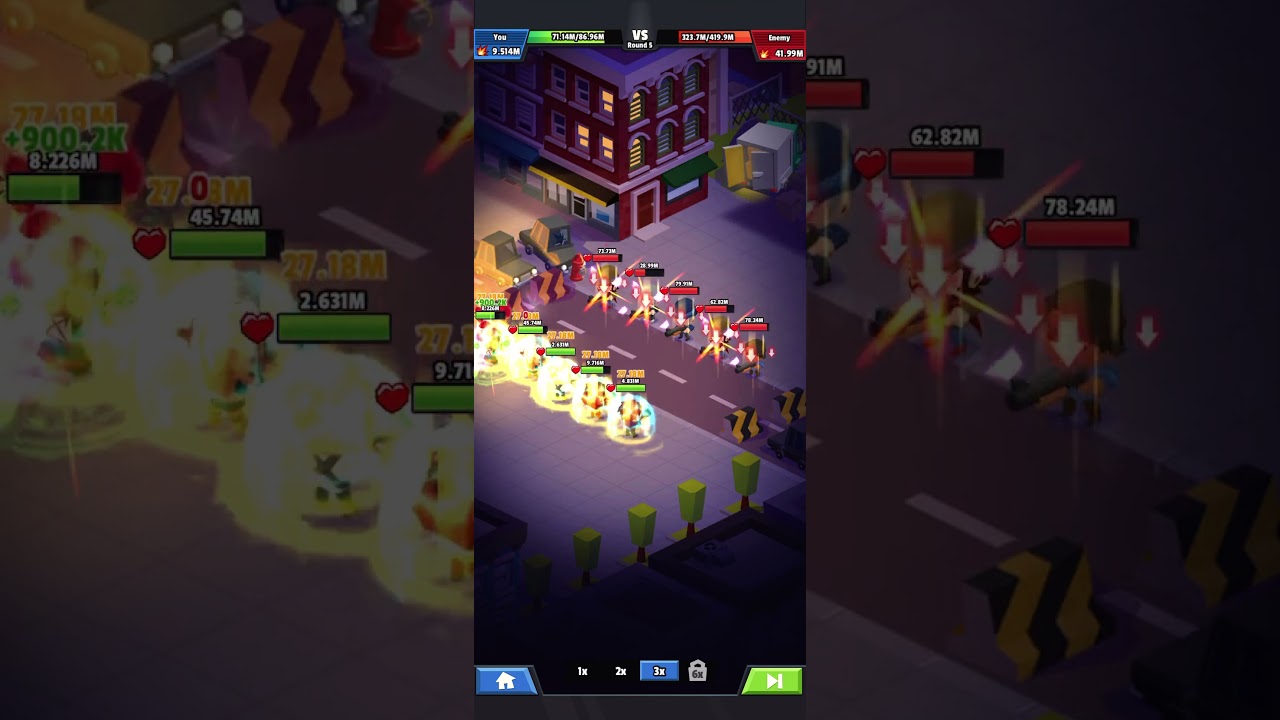 Idle mafia - ultimate team , easy win at 4X stronger teams. 