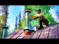 Lakeside Alaskan Cabin | Wood Stove Install (Part 2)