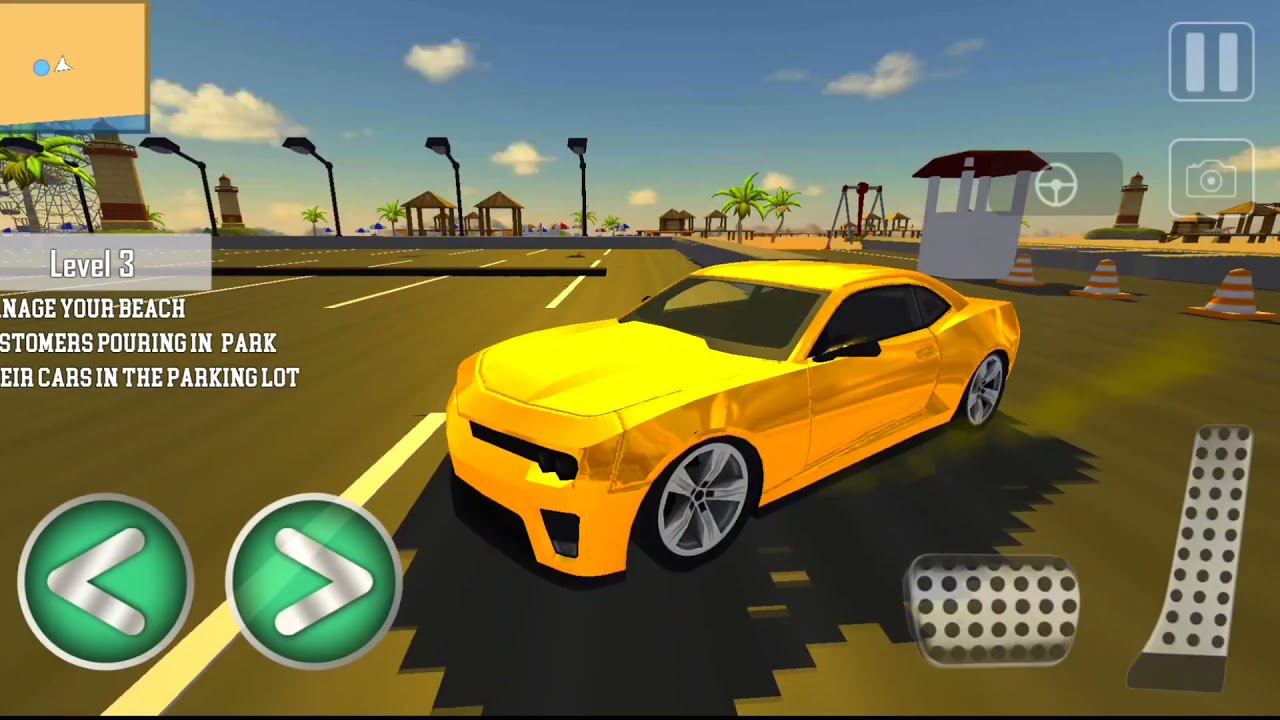 Beach Parking Games: Car Driving Simulator-Gameplay-Android Games