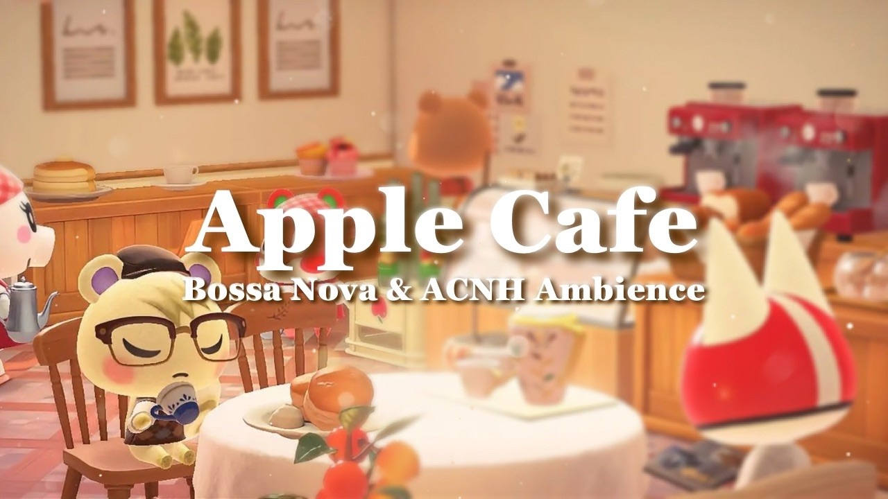【あつ森BGM】やさしい午後のカフェ時間🍎☀️アップルのカフェで心地よく過ごそう／作業用・勉強用・集中／睡眠用