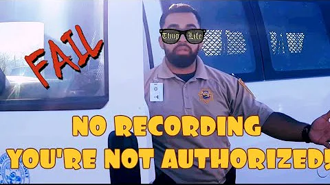 PRISON GUARDS.... ALL BARK NO BITE!!! FIRST AMENDMENT AUDIT... PLEASE SHARE...CHECK NNC FOR HIS VIEW