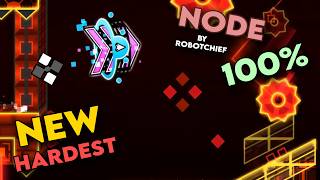 Geometry Dash | NODE by robotchief [Easy Demon] | 100% *NEW* HARDEST