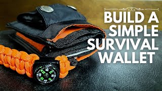 Build a Simple Emergency Survival Wallet for Hiking & Camping