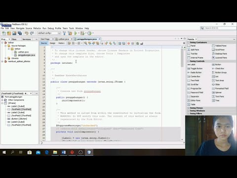 Program JAVA Sederhana - Menggabungkan 2 Variabel String
