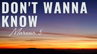 Maroon 5 - Don't Wanna Know (Lyrics) || Feel Good Vibes to Boost Your Mood screenshot 5
