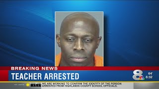 Teacher arrested
