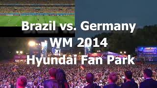 Wm 2014 Deutschland - Brasilien Berlin Fan Park Unfbare Live-Reaktionen Auf Das 71