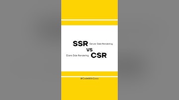 Server Side Rendering vs Client Side Rendering #ssr #csr #frontend #frontenddevelopment #reactjs #js