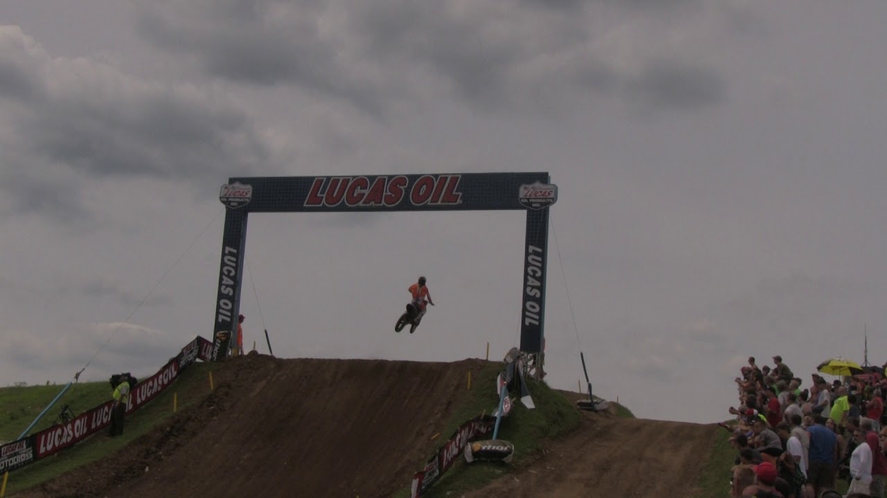Redbud National Motocross Laroccos Leap 250cc Youtube 