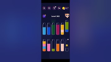 Get Color Water Sort Puzzle Level 381 to Level 385