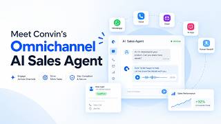 Meet Convin’s Omnichannel AI Sales Agent #aiagents #aiagent #ai