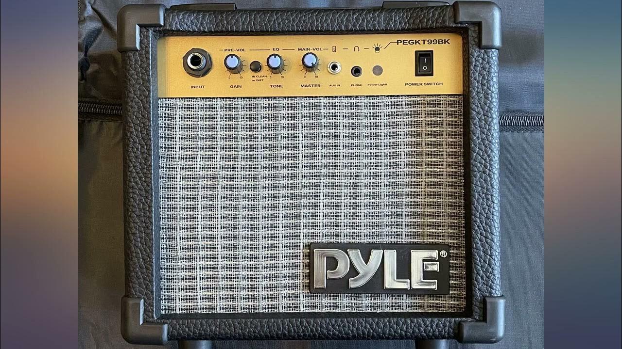 Pyle Electric Guitar and Amp Kit Full Size Instrument w// Humbucker