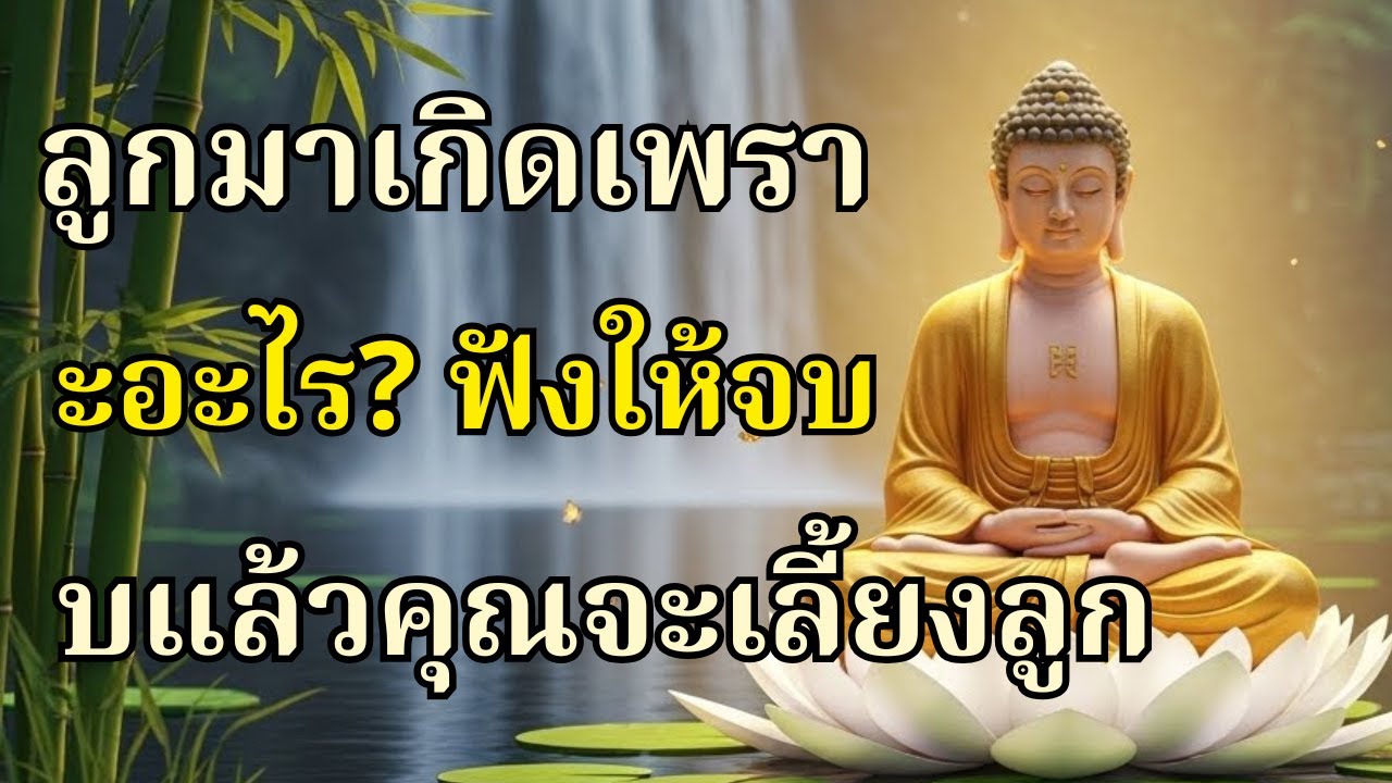 ลูกมาเกิดเพราะอะไร ฟังให้จบแล้วคุ ณจะเลี้ยงลูกไม่