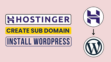 How To Create Subdomain And Install Wordpress In Hostinger 2025 | Add Subdomain In Hostinger