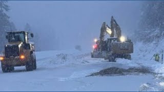 New images from WSDOT show repairs on Highway 2 ramping up