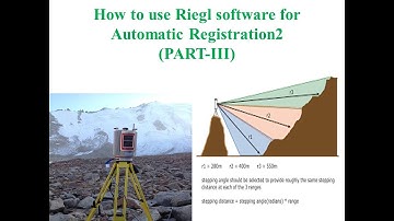 Automatic Registration2, #Registered data with Automatic Registration Method in RiScan Pro,