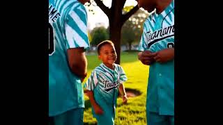 Custom Aqua White Tiger Stripe Gradient Animal Print Personalized Team Shirt Baseball Jersey Limited