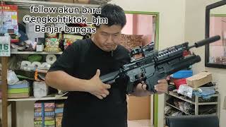 RAKIT DAN REVIEW WATER GEL BLASTER HK416