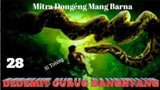 Dongeng mang barna. Dedemit curug Sanghyang