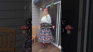 still out here doing cottagecore in 2025 with no end in sight 😁🍄 #cottagecore #ootd