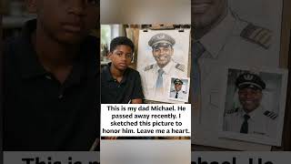 A beautiful tribute to a heroic father  ❤️🕊️ #Dad #Love #Tribute #Forever #Shorts #cute #Proud #FYP