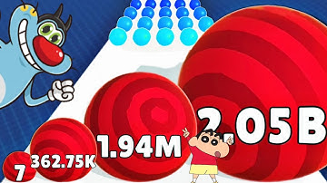 BALLS.io apk (Part 02) Reach 2B - Billion Ball Run Noob pro Hacker |oggy jack funny game