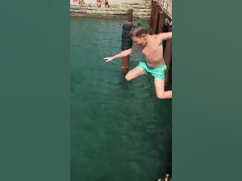 Diving. Как прыгнуть с пирса и остаться в живых? Прыжки в воду. - YouTube