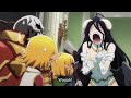 Albedo got jealous of them   overlord iv funny moment